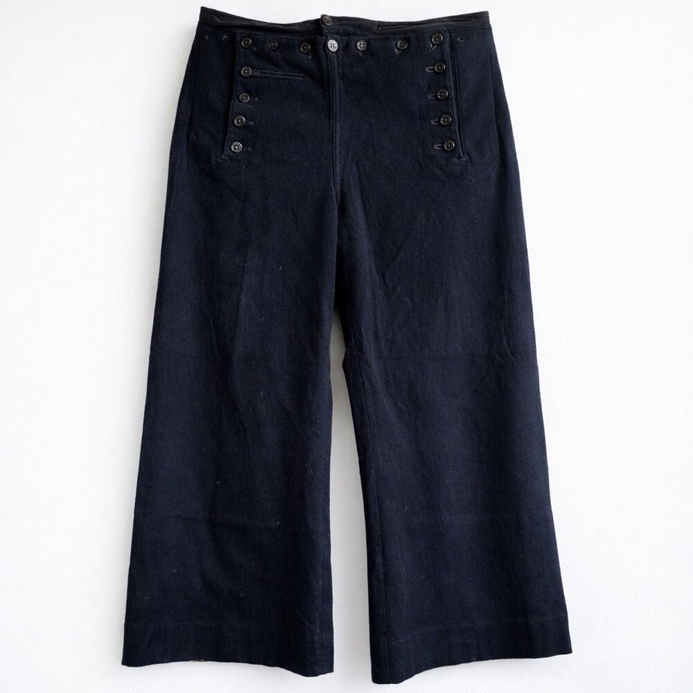 Vintage Naval Clothing Factory Sailor Wool Broadfall Pants 33W Wayfairer